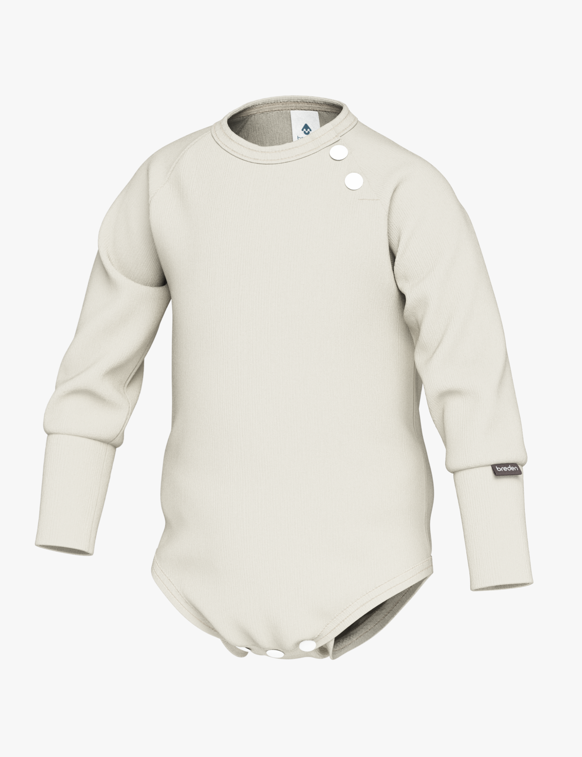 Ribbed Bodysuit with Long Sleeves GIANNA - Image 4