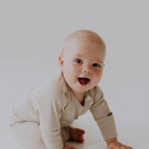 Ribbed Bodysuit with Long Sleeves GIANNA