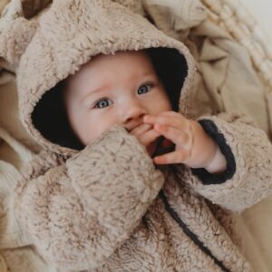 Merino Wool Lined Baby Overall TEDDY